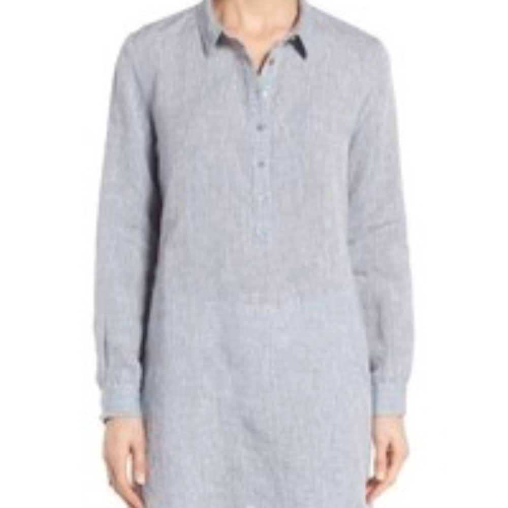 Eileen Fisher Linen Tunic Shirt